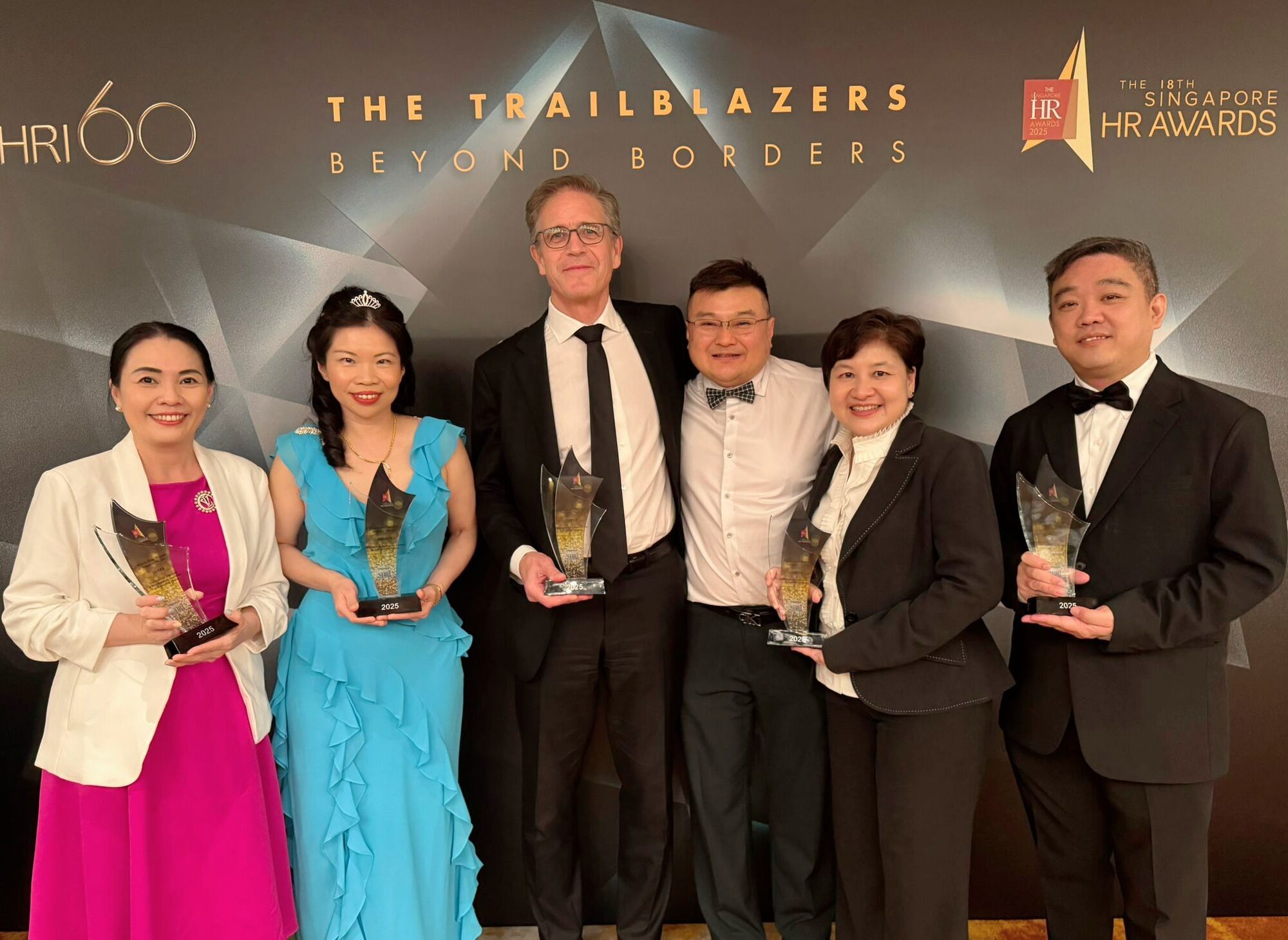 日本酸素がSHRIのダイヤモンドジュビリーで5つの賞を受賞